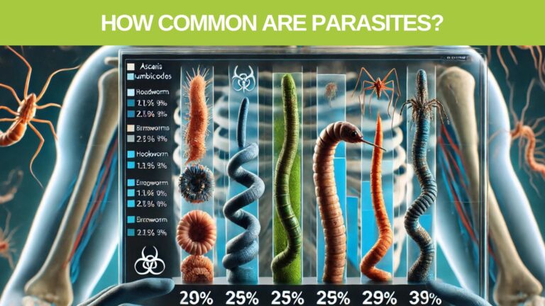 How Common are parasites in humans