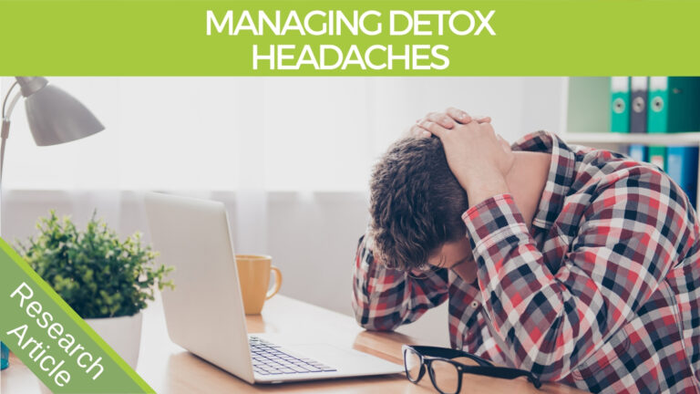 Managin Detox Headaches