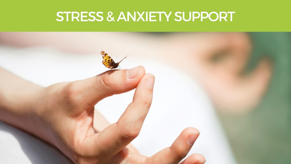 Stress and Anxiety support with herbs, supplements and online coaching