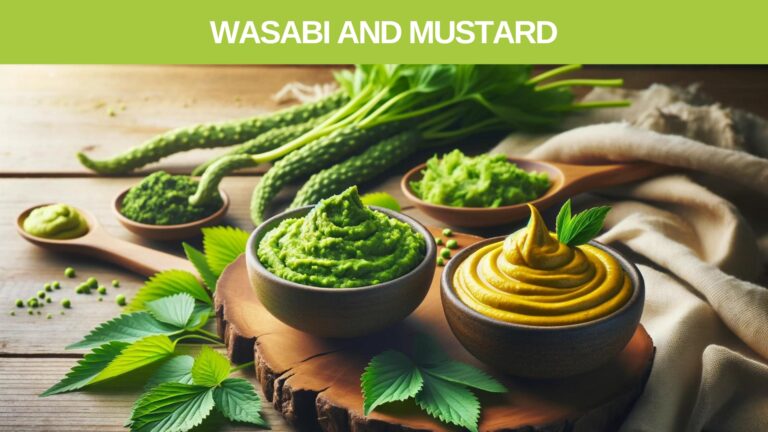 Wasabi and mustard for boosting immunity