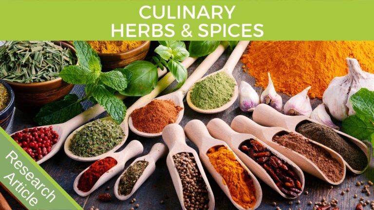 Culinary Herbs and Spices for gut health